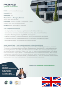 Speed4Trade factsheet