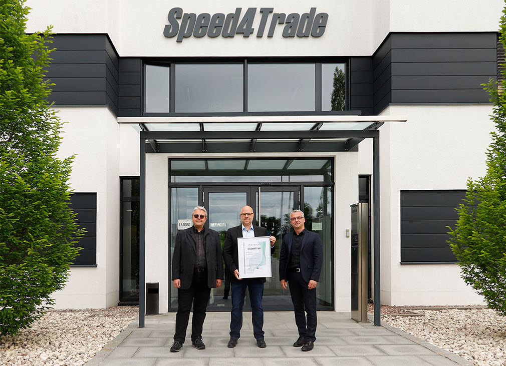 Speed4Trade GmbH seit kurzem nach ISO 9001:2015 zertifiziert