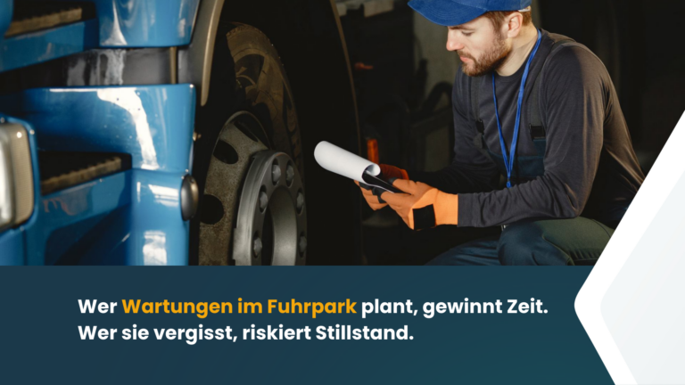 Wartung im Fuhrpark planen
