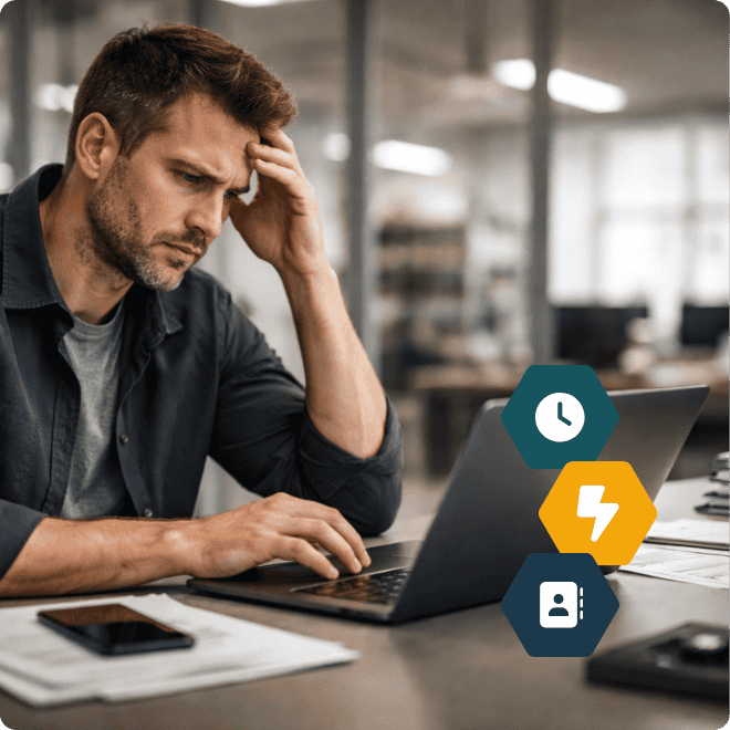 Teure manuelle Prozesse