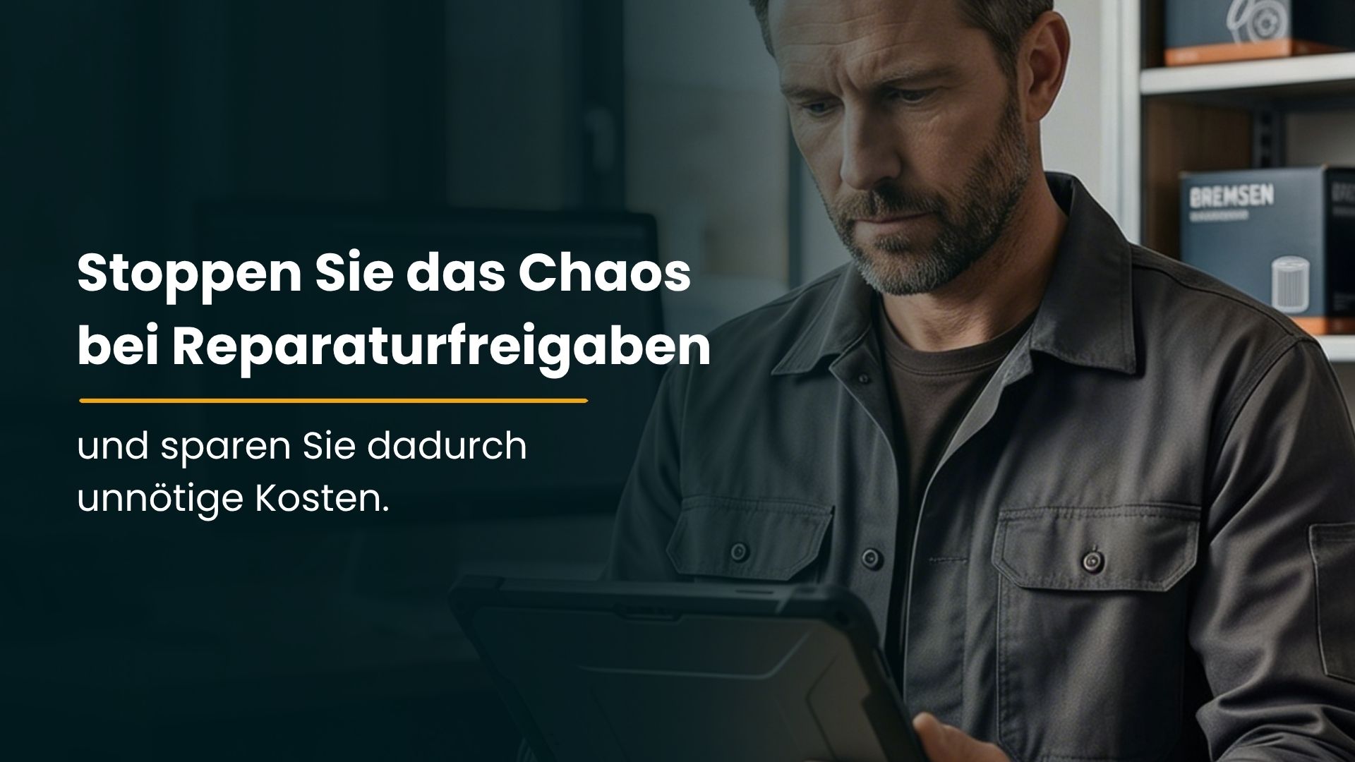 Stoppen Sie das Chaos bei Reparaturfreigaben